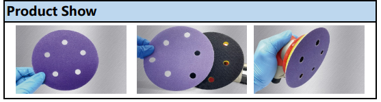 A purple and black disc with holes in it
